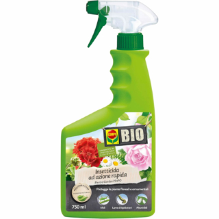 Con il suo principio attivo di origine naturale, l’insetticida ad azione rapida di Compo Bio, il cui uso è consentito in agricoltura biologica, agisce efficacemente contro le larve di lepidotteri e non solo. Prezzo: 14,95 euro su amazon.it Con il suo principio attivo di origine naturale, l’insetticida ad azione rapida di Compo Bio, il cui uso è consentito in agricoltura biologica, agisce efficacemente contro le larve di lepidotteri e non solo. Prezzo: 14,95 euro su amazon.it
