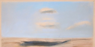Marsala, Piero Guccione_Strada Ragusa-Comiso, pastello, 1983 Marsala, Piero Guccione_Strada Ragusa-Comiso, pastello, 1983
