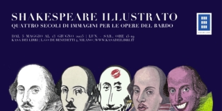 Milano, Locandina Shakespeare illustrato Milano, Locandina Shakespeare illustrato
