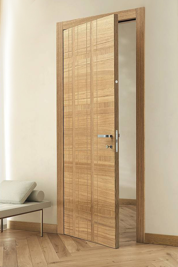 Il legno di rovere naturale dell’anta di Bouclè della collezione Intalya di Bertolotto
è trattato con olio, che
lo valorizza esaltando
le venature e lo protegge.
Le incisioni decorative
sono eseguite a pantografo.
Le guarnizioni acustiche riducono la diffusione dei rumori. www.bertolotto.com Il legno di rovere naturale dell’anta di Bouclè della collezione Intalya di Bertolotto
è trattato con olio, che
lo valorizza esaltando
le venature e lo protegge.
Le incisioni decorative
sono eseguite a pantografo.
Le guarnizioni acustiche riducono la diffusione dei rumori. www.bertolotto.com