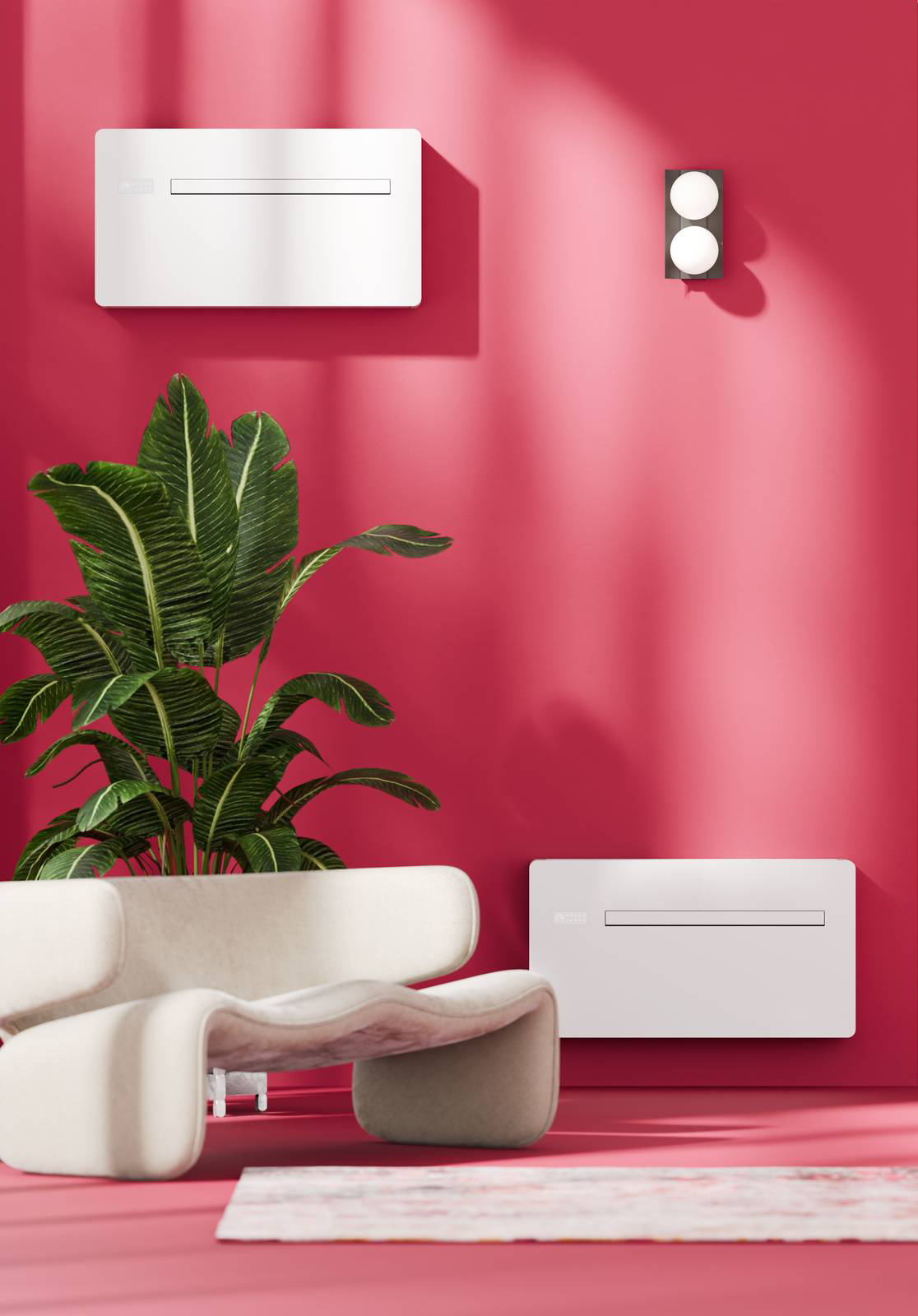 ..2.0 America di Innova è il climatizzatore senza unità esterna in classe energetica A caratterizzato da linee sobrie e arrotondate, perfette per adattarsi a qualsiasi stile di ambiente. Ha compressore DC Inverter e il sistema di condensazione è integrato nel corpo macchina: lo scambio termico è affidato a due fori nella parete esterna del diametro 20,2 cm ciascuno, protetti da griglie in alluminio anodizzato. Con spessore ultrasottile di appena 16,5 centimetri, riduce al minimo l’impatto estetico. L’innovativo ventilatore assiale brevettato immette un notevole volume d’aria dall’esterno, assicurando in raffreddamento una potenza nominale a partire da 3,31 kW permettendo di raffrescare stanze molto grandi. Misura L 101 x P 16,5 x H 55 cm. Prezzo da rivenditore. www.innovaenergie.com ..2.0 America di Innova è il climatizzatore senza unità esterna in classe energetica A caratterizzato da linee sobrie e arrotondate, perfette per adattarsi a qualsiasi stile di ambiente. Ha compressore DC Inverter e il sistema di condensazione è integrato nel corpo macchina: lo scambio termico è affidato a due fori nella parete esterna del diametro 20,2 cm ciascuno, protetti da griglie in alluminio anodizzato. Con spessore ultrasottile di appena 16,5 centimetri, riduce al minimo l’impatto estetico. L’innovativo ventilatore assiale brevettato immette un notevole volume d’aria dall’esterno, assicurando in raffreddamento una potenza nominale a partire da 3,31 kW permettendo di raffrescare stanze molto grandi. Misura L 101 x P 16,5 x H 55 cm. Prezzo da rivenditore. www.innovaenergie.com