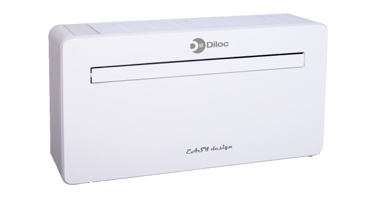 I climatizzatori Easy Design di Diloc sono particolarmente performanti in quanto dotati di un compressore ad alta efficienza che, a fronte di consumi particolarmente ridotti, garantisce un elevato livello di rendimento, con un raffreddamento compreso tra 8.800 BTU/h e 12.600 BTU/h. Con una rumorosità di soli 50 dB (A), risultano particolarmente silenziosi ed il display elettronico rende semplice prendere visione della temperatura impostata e di quella presente nell’ambiente mentre il filtro dell’aria, alloggiato in una maschera di metallo, è facilmente estraibile per la pulizia. Grazie al gas refrigerante R-410A, garantiscono un ridotto impatto ambientale. Misura L 100 x P 20,5 x H 58,5 cm. Prezzo da rivenditore. www.naicon.com I climatizzatori Easy Design di Diloc sono particolarmente performanti in quanto dotati di un compressore ad alta efficienza che, a fronte di consumi particolarmente ridotti, garantisce un elevato livello di rendimento, con un raffreddamento compreso tra 8.800 BTU/h e 12.600 BTU/h. Con una rumorosità di soli 50 dB (A), risultano particolarmente silenziosi ed il display elettronico rende semplice prendere visione della temperatura impostata e di quella presente nell’ambiente mentre il filtro dell’aria, alloggiato in una maschera di metallo, è facilmente estraibile per la pulizia. Grazie al gas refrigerante R-410A, garantiscono un ridotto impatto ambientale. Misura L 100 x P 20,5 x H 58,5 cm. Prezzo da rivenditore. www.naicon.com