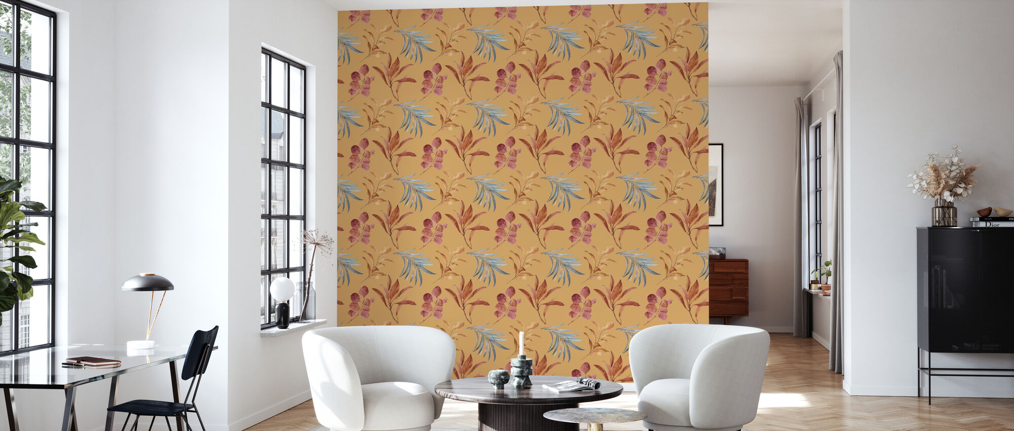 photowall carta da parati a fiori