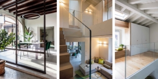 Casale ristrutturato, country 2.0: recupero del sottotetto e nuovi spazi verticali