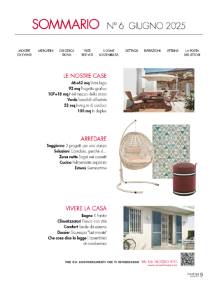 sommario cose di casa giugno 2025 sommario cose di casa giugno 2025