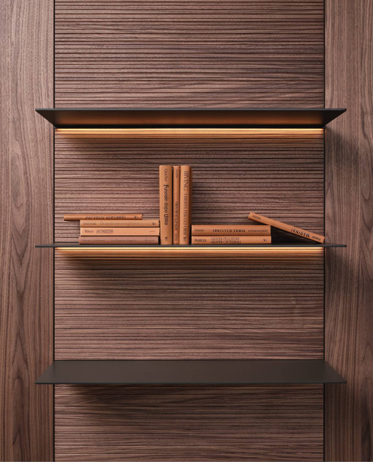 Caccaro boiserie particolare mensole legno Caccaro boiserie particolare mensole legno