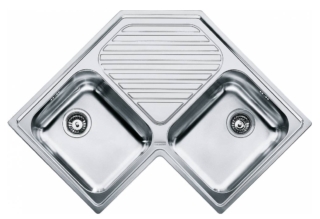Lavello angolare Franke a due vasche Lavello angolare Franke a due vasche