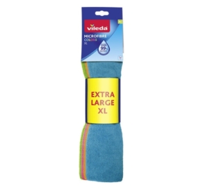 I panni Colors Microfibre Extra Large di Vileda sono panni multiuso colorati che possono essere differenziati in base all'uso che se ne fa proprio grazie al loro colore. Sono adatti alla pulizia di diverse superici: del bagno, della cucina, dei mobili, dei vetri delle finestre e anche delle veneziane. Prezzo 4,49 euro. www.vileda.it I panni Colors Microfibre Extra Large di Vileda sono panni multiuso colorati che possono essere differenziati in base all'uso che se ne fa proprio grazie al loro colore. Sono adatti alla pulizia di diverse superici: del bagno, della cucina, dei mobili, dei vetri delle finestre e anche delle veneziane. Prezzo 4,49 euro. www.vileda.it