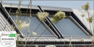 finestre per tetti VELUX con medaglia Platinum di EcoVadis