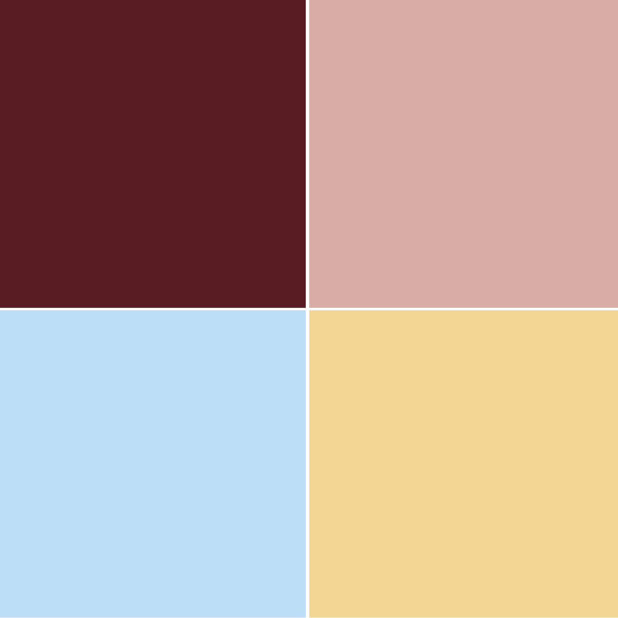 abbinamento vinaccia con rosa cipria, celeste chiaro e giallognolo abbinamento vinaccia con rosa cipria, celeste chiaro e giallognolo