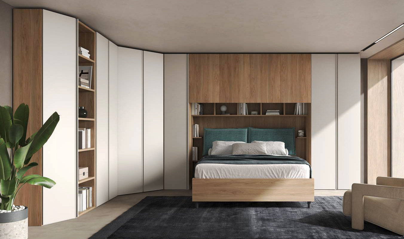 Permette di sfruttare al meglio anche l'angolo l'armadio a ponte modulare Maxi di Felver che è composto da ante a battenti lisce, color canapa abbinato alla finitura noce, che integrano le maniglie gola a tutta altezza. Misura L 357,5 x P 58 x H 247 cm. Prezzo 1.390 euro (elemento a ponte con una colonna doppia e una colonna singola, mensole escluse). https://www.felver.it Permette di sfruttare al meglio anche l'angolo l'armadio a ponte modulare Maxi di Felver che è composto da ante a battenti lisce, color canapa abbinato alla finitura noce, che integrano le maniglie gola a tutta altezza. Misura L 357,5 x P 58 x H 247 cm. Prezzo 1.390 euro (elemento a ponte con una colonna doppia e una colonna singola, mensole escluse). https://www.felver.it