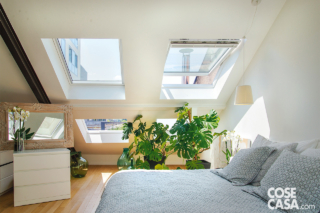 camera da letto sottotetto