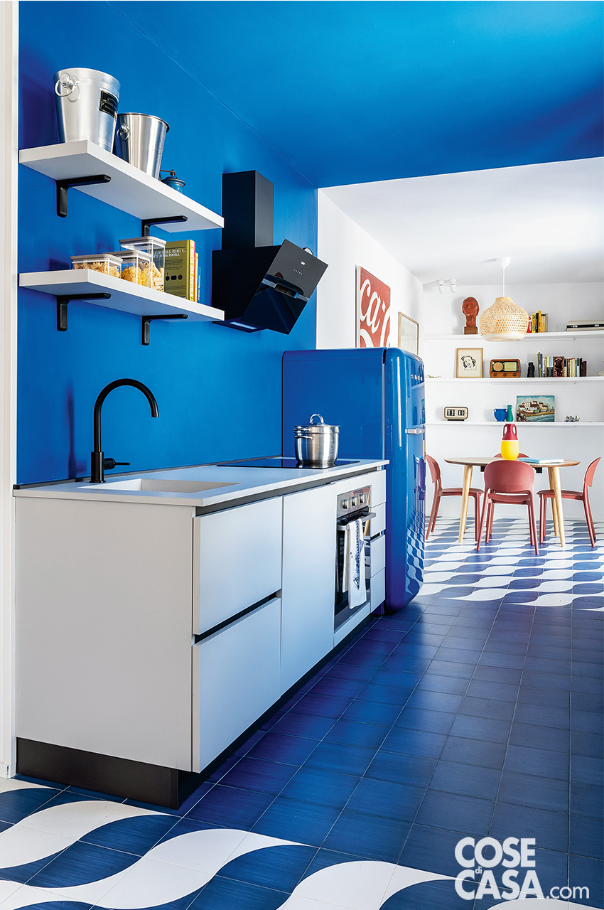 cucina frigorifero blu cucina frigorifero blu