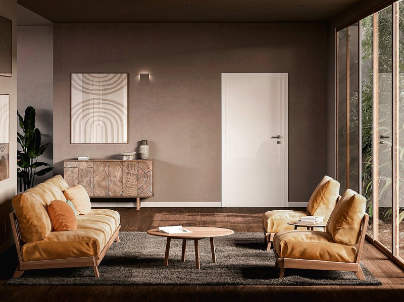 Design filotelaio per la porta blindata Dierre D180