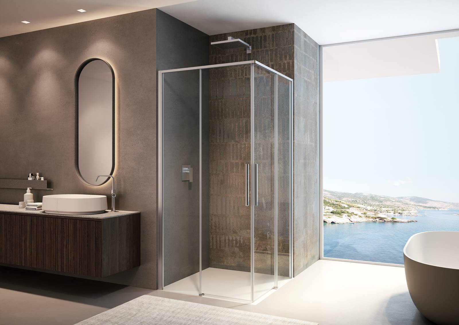La doccia Serie Toga di Provex con porte scorrevoli in vetro temperato di sicurezza (6 mm, a tenuta stagna testata a 11 litri/minuto) è ora disponibile anche nella finitura Argento Cromo, che si affianca alle versioni Champagne, Nero matt e Brillante lucido, e alle varianti spazzolate in Acciaio inox, Gun Metal (canna di fucile) e Copper (effetto rame). Oltre che scorrevole, la porta può essere girevole in & out. Offre un’estensibilità da 25 a 50 mm, per una perfetta adattabilità agli spazi. Ha profilo a parete dotato dell’innovativa tecnologia Silicon Free, una speciale guarnizione in PVC resistente all’acqua, che migliora l’igiene e riduce al minimo la manutenzione, e le porte sganciabili che facilitano la pulizia. Il box può essere installato con o senza profilo a terra, per garantire massima flessibilità progettuale ed estetica. www.provex.eu La doccia Serie Toga di Provex con porte scorrevoli in vetro temperato di sicurezza (6 mm, a tenuta stagna testata a 11 litri/minuto) è ora disponibile anche nella finitura Argento Cromo, che si affianca alle versioni Champagne, Nero matt e Brillante lucido, e alle varianti spazzolate in Acciaio inox, Gun Metal (canna di fucile) e Copper (effetto rame). Oltre che scorrevole, la porta può essere girevole in & out. Offre un’estensibilità da 25 a 50 mm, per una perfetta adattabilità agli spazi. Ha profilo a parete dotato dell’innovativa tecnologia Silicon Free, una speciale guarnizione in PVC resistente all’acqua, che migliora l’igiene e riduce al minimo la manutenzione, e le porte sganciabili che facilitano la pulizia. Il box può essere installato con o senza profilo a terra, per garantire massima flessibilità progettuale ed estetica. www.provex.eu