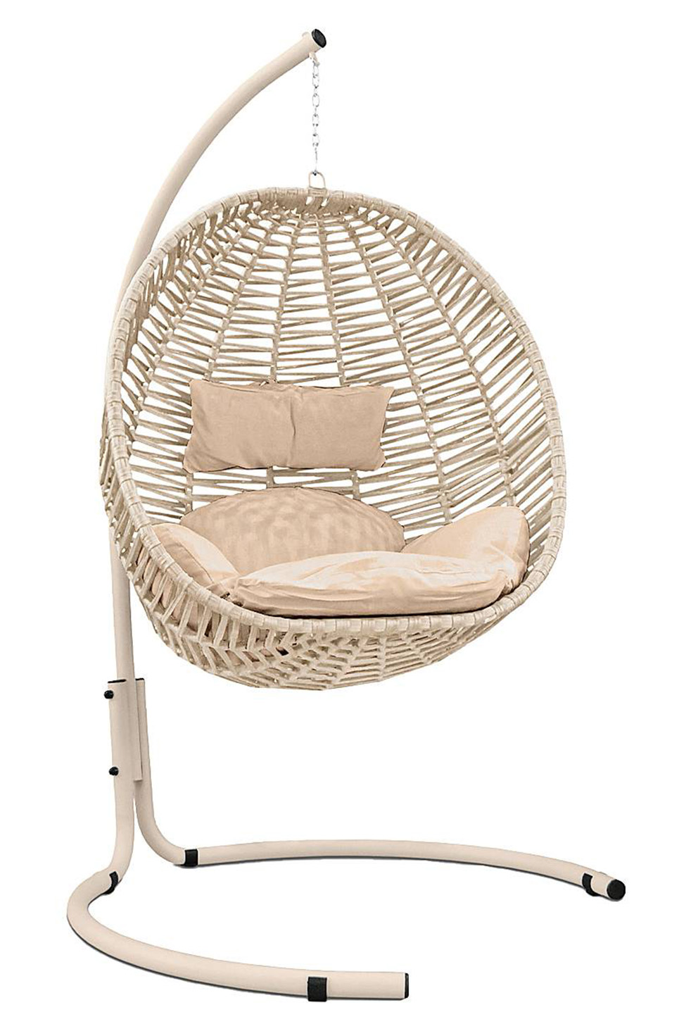 Fiesta di Perdormire è il dondolo a uovo, sospeso. La struttura è in acciaio tubolare verniciato a polvere, la scocca è a nido in corda completata da cuscini sfoderabili in tessuto tecnico. Disponibile in 4 colorazioni, misura (base e supporto) Ø 105 x H 200 cm e (cesta) L 100 x P 65 x H 110 cm; costa 399 euro. www.perdormire.com Fiesta di Perdormire è il dondolo a uovo, sospeso. La struttura è in acciaio tubolare verniciato a polvere, la scocca è a nido in corda completata da cuscini sfoderabili in tessuto tecnico. Disponibile in 4 colorazioni, misura (base e supporto) Ø 105 x H 200 cm e (cesta) L 100 x P 65 x H 110 cm; costa 399 euro. www.perdormire.com