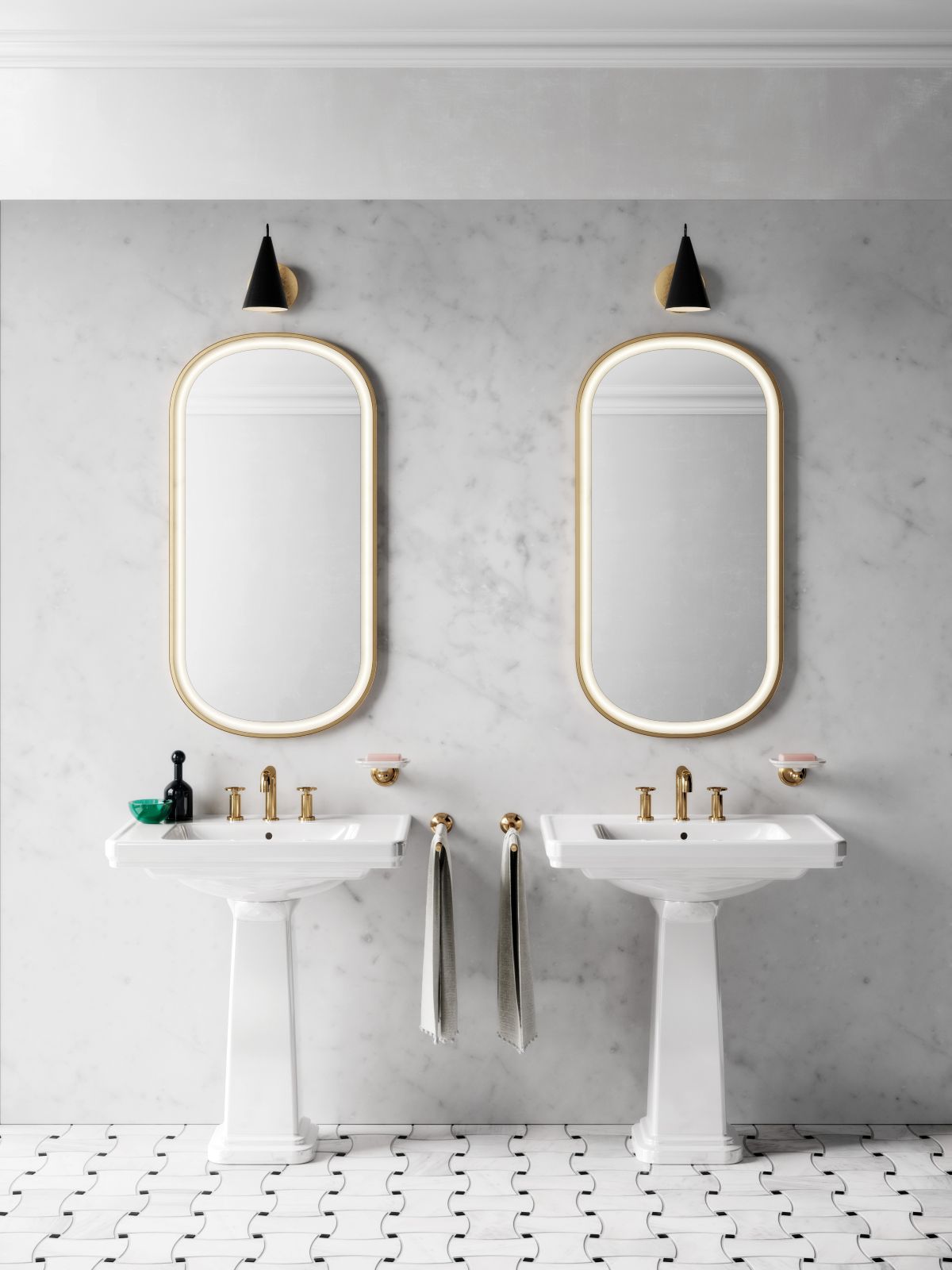 Si ispirano allo stile neoclassico i romantici lavabi e sanitari della collezione Classic di GSI. I lavabi sono installabili a sospensione o con colonne unica come in foto. Prezzo, Iva esclusa, del lavabo con foro troppopieno monoforo nella misura L 75 x P 50 cm 330 euro. Prezzo, Iva esclusa, della colonna in ceramica 189 euro. www.gsiceramica.it Si ispirano allo stile neoclassico i romantici lavabi e sanitari della collezione Classic di GSI. I lavabi sono installabili a sospensione o con colonne unica come in foto. Prezzo, Iva esclusa, del lavabo con foro troppopieno monoforo nella misura L 75 x P 50 cm 330 euro. Prezzo, Iva esclusa, della colonna in ceramica 189 euro. www.gsiceramica.it