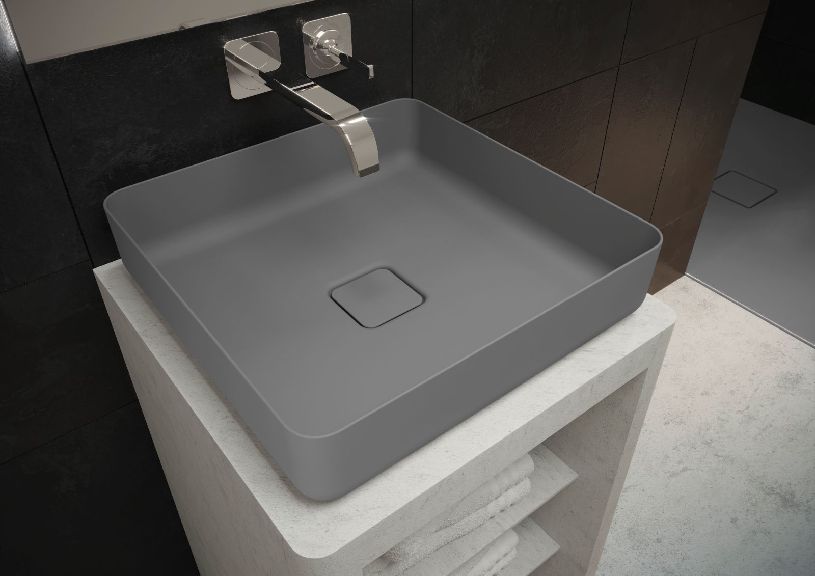 Miena di Kaldewei è un lavabo dal design purista e dalle linee fluide. È realizzato in acciaio smaltato Kaldewei, un materiale sostenibile perché completamente riciclabile con una garanzia 30 anni. È disponibile in due dimensioni e in 13 varianti colore. Prezzo nella misura L 40 x P 40 cm e nella finitura oyster gray, come in foto, 862 euro. www.kaldewei.it Miena di Kaldewei è un lavabo dal design purista e dalle linee fluide. È realizzato in acciaio smaltato Kaldewei, un materiale sostenibile perché completamente riciclabile con una garanzia 30 anni. È disponibile in due dimensioni e in 13 varianti colore. Prezzo nella misura L 40 x P 40 cm e nella finitura oyster gray, come in foto, 862 euro. www.kaldewei.it
