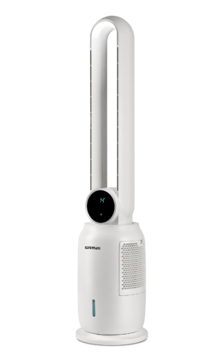 Senza pale, dotato di comoda luce di cortesia e di rotazione automatica orizzontale, il raffrescatore d'aria Cool Master di G3 Ferrari offre una ventilazione sicura e potente con 12 velocità, un timer di 12 ore e una capacità di 2 litri. Con controllo remoto e funzione ionica, purifica l'aria mentre la rinfresca. Misura Ø 25 cm x H 111 cm. Prezzo 69,90 euro. www.g3ferrari.it Senza pale, dotato di comoda luce di cortesia e di rotazione automatica orizzontale, il raffrescatore d'aria Cool Master di G3 Ferrari offre una ventilazione sicura e potente con 12 velocità, un timer di 12 ore e una capacità di 2 litri. Con controllo remoto e funzione ionica, purifica l'aria mentre la rinfresca. Misura Ø 25 cm x H 111 cm. Prezzo 69,90 euro. www.g3ferrari.it