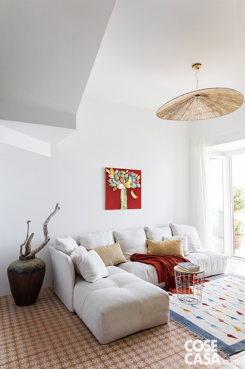 soggiorno con divano angolare bianco soggiorno con divano angolare bianco