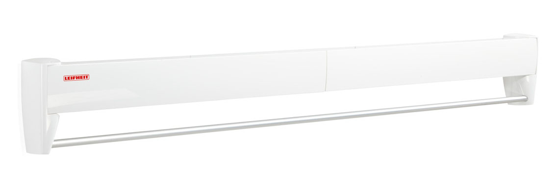 Telescopico, una volta richiuso Telegant 81 Protect Plus di Leifheit è un portasciugamani elegante e dalle forme gradevoli con una barra cromata. Da aperto offre otto barre d’asciugatura e una lunghezza complessiva di 8,10 m. Tutte le barre sono resistenti alla ruggine. È lungo 103 cm. Prezzo 44,99 euro. www.leifheit.it Telescopico, una volta richiuso Telegant 81 Protect Plus di Leifheit è un portasciugamani elegante e dalle forme gradevoli con una barra cromata. Da aperto offre otto barre d’asciugatura e una lunghezza complessiva di 8,10 m. Tutte le barre sono resistenti alla ruggine. È lungo 103 cm. Prezzo 44,99 euro. www.leifheit.it