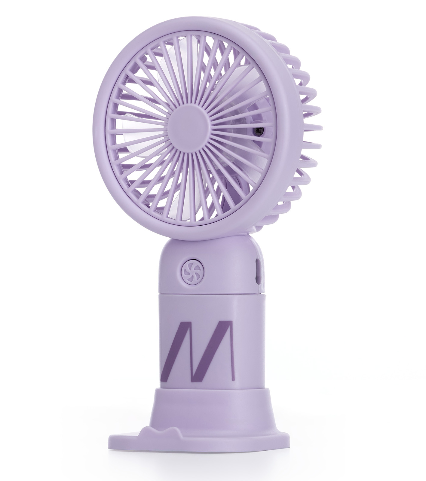 Tascabile con supporto da tavolo Minifan di Muitonas funziona con batteria ricaricabile e connettore di ingresso USB-C. Offre la possibilità di selezionare 3 velocità ed è disponibile nei colori lilla, peach fuzz, ottanio e verde salvia. Prezzo 12,99 euro. www.muitonas.com