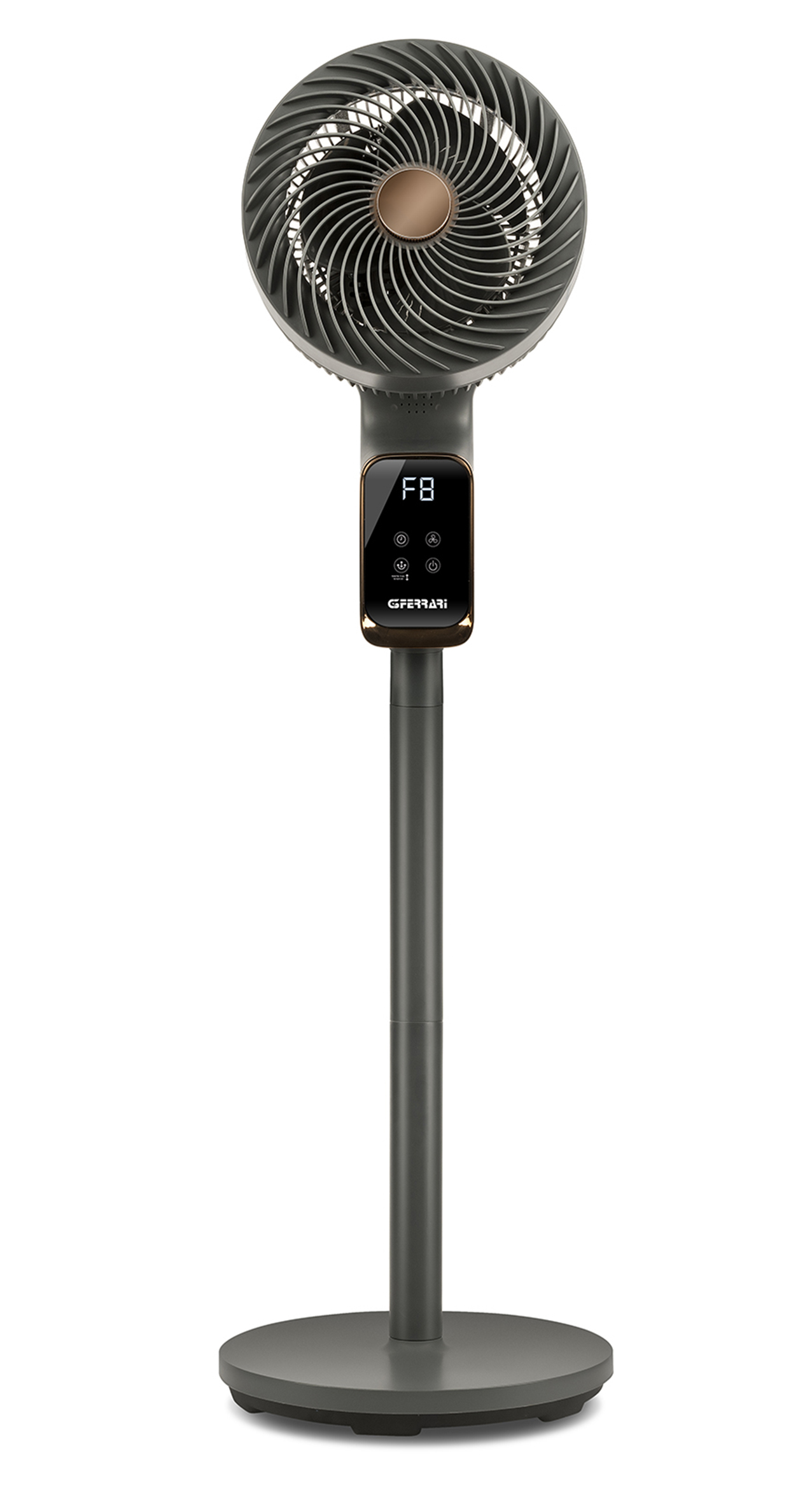 L’altezza regolabile a 55, 80 o 105 cm permette di posizionare Air Mastro di G3 Ferrari sia su tavolo che su pavimento. Regolabile su 8 velocità, crea un flusso d’aria percepibile fino a 7 metri di distanza. Dotato di timer 12 ore e il telecomando per attivarlo a distanza, grazie alla funzione di diffusione aromi è possibile avvolgere l’ambiente con l’essenza preferita. Prezzo 99,90 euro. www.g3ferrari.it