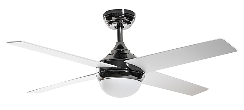 Con pale da 122 cm di diametro, il ventilatore a soffitto Meltemi di Rossini Illuminazione ha anche luce a LED. Le quattro pale sono in legno verniciato bianco o grigio e la struttura è in alluminio cromato. È dotato di telecomando per la regolazione della velocità e accensione-spegnimento della luce. Prezzo 284 euro. www.rossinigroup.it Con pale da 122 cm di diametro, il ventilatore a soffitto Meltemi di Rossini Illuminazione ha anche luce a LED. Le quattro pale sono in legno verniciato bianco o grigio e la struttura è in alluminio cromato. È dotato di telecomando per la regolazione della velocità e accensione-spegnimento della luce. Prezzo 284 euro. www.rossinigroup.it