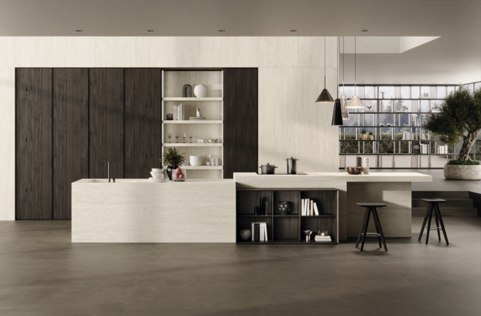 Atlas Plan Travertino White effetto travertino bianco Atlas Plan Travertino White effetto travertino bianco