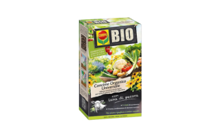 BIO Concime Organico Universale di Compo (www.compo-hobby.it), con lana di pecora nel composto, è a base di materie prime di origine naturale dall’effetto immediato, con durata fino a 5 mesi. Per il giardino e l'orto, trattiene l’acqua grazie all’igroscopia della lana e la rilascia gradualmente. La confezione da 2 kg costa 10,90 euro. BIO Concime Organico Universale di Compo (www.compo-hobby.it), con lana di pecora nel composto, è a base di materie prime di origine naturale dall’effetto immediato, con durata fino a 5 mesi. Per il giardino e l'orto, trattiene l’acqua grazie all’igroscopia della lana e la rilascia gradualmente. La confezione da 2 kg costa 10,90 euro.