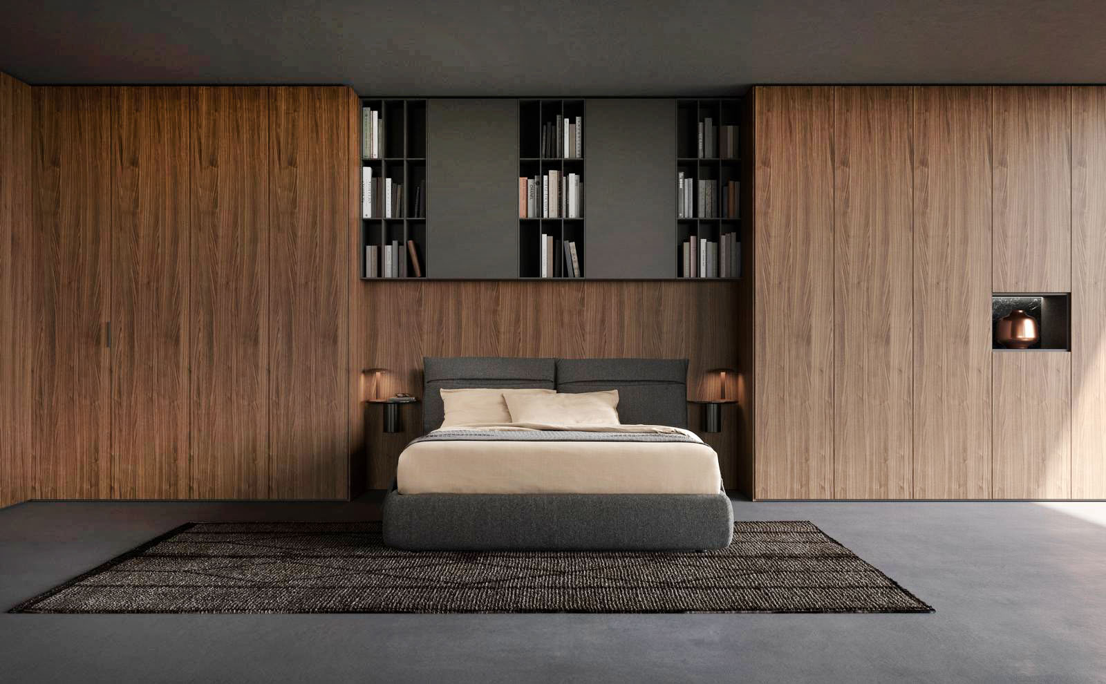 Ajar deve il suo nome alla testiera con tasca "socchiusa", che rivela uno scomparto profondo e capiente. Lo schienale imbottito garantisce comfort e morbidezza. Ajar deve il suo nome alla testiera con tasca "socchiusa", che rivela uno scomparto profondo e capiente. Lo schienale imbottito garantisce comfort e morbidezza.