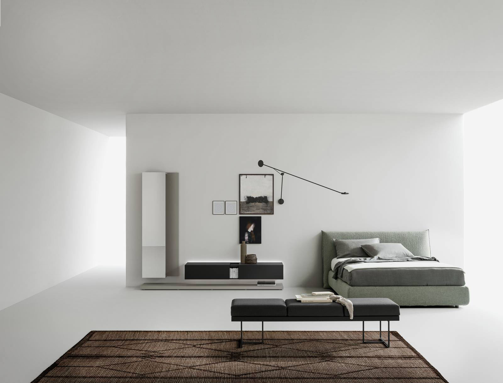 Toffee reinterpreta in chiave moderna il letto tessile. Può essere posizionato sia a parete, sia in centro stanza, grazie alla testiera imbottita e rivestita anche sul retro. Toffee reinterpreta in chiave moderna il letto tessile. Può essere posizionato sia a parete, sia in centro stanza, grazie alla testiera imbottita e rivestita anche sul retro.