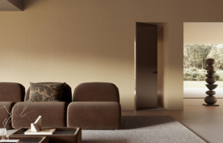 Nell’immagine porta Bilico di FerreroLegno, elegante sistema di partizione con apertura su entrambi i lati, qui proposta nella finitura ULTRALucido Terra Light. Nell’immagine porta Bilico di FerreroLegno, elegante sistema di partizione con apertura su entrambi i lati, qui proposta nella finitura ULTRALucido Terra Light.