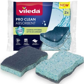 Le nuove spugnette Vileda della linea Pro Clean vantano l’innovativa tecnologia Enzyme Power. La serie Pro Celan combina igieni e sostenibilità: i probiotici presenti nelle spugne, a contatto con macchie e umidità producono enzimi che scompongono lo sporco in particelle più piccole per una più rapida pulizia. Le superfici pulite con Pro Clean saranno igienizzate 2 volte più a lungo. Prezzo: 1.29/0,99 euro. https://www.vileda.it/ Le nuove spugnette Vileda della linea Pro Clean vantano l’innovativa tecnologia Enzyme Power. La serie Pro Celan combina igieni e sostenibilità: i probiotici presenti nelle spugne, a contatto con macchie e umidità producono enzimi che scompongono lo sporco in particelle più piccole per una più rapida pulizia. Le superfici pulite con Pro Clean saranno igienizzate 2 volte più a lungo. Prezzo: 1.29/0,99 euro. https://www.vileda.it/
