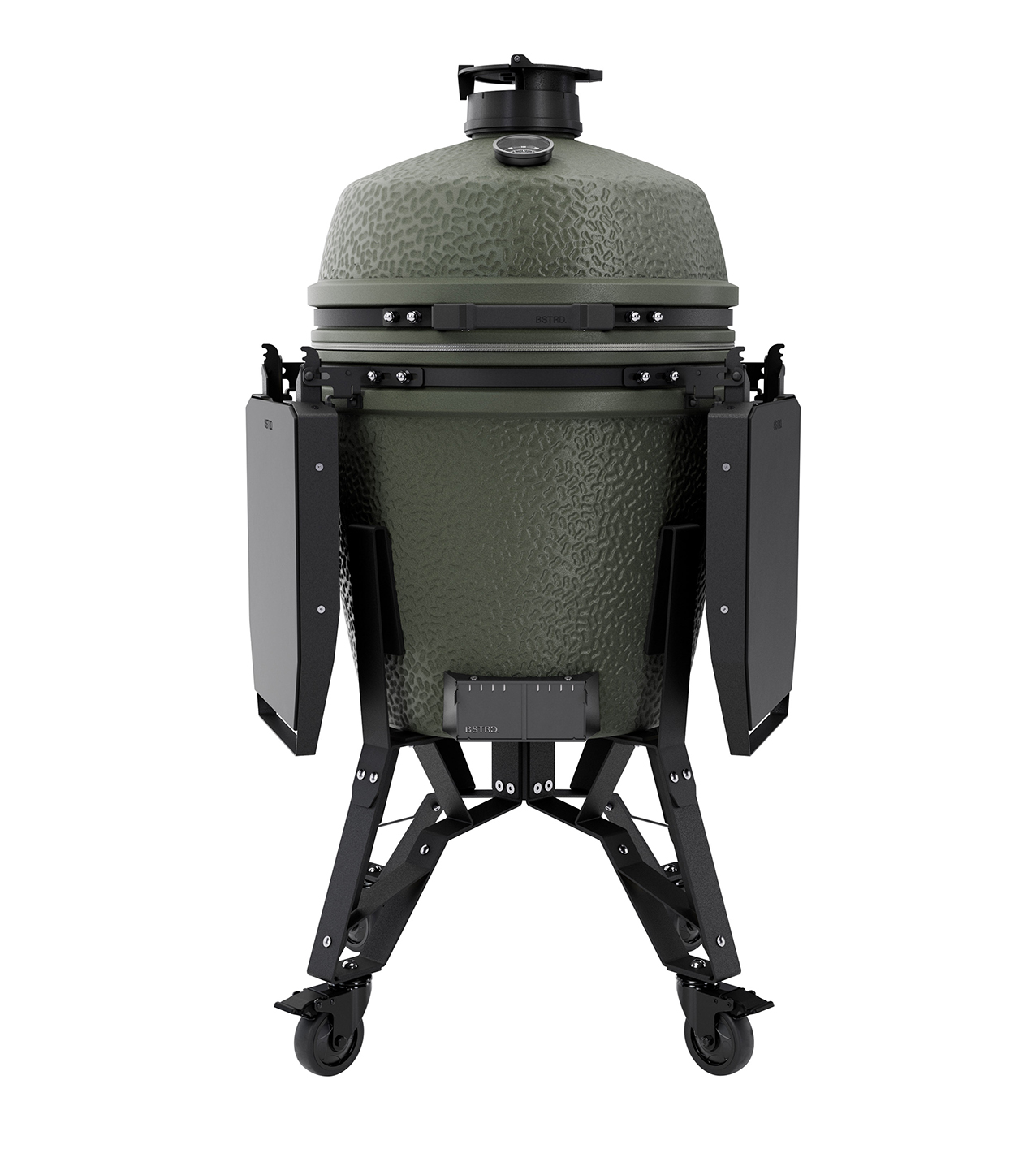Grazie alla combinazione di ceramica di alta qualità e materiali resistenti, il barbecue Kamado Pro Large di BSTRD offre prestazioni eccellenti di cottura. È dotato di un sistema di griglia a più livelli che permette di cucinare a diverse temperature, ottimizzando la versatilità e la qualità della cottura. La griglia esagonale, divisa in due, consente di gestire al meglio gli spazi, offrendo la possibilità di cuocere diversi alimenti simultaneamente a temperature differenti, ideale per ogni tipo di piatto. Misura L 49 x P 49 x H 137 cm. Prezzo 2.699 euro. www.kunzigroup.com Grazie alla combinazione di ceramica di alta qualità e materiali resistenti, il barbecue Kamado Pro Large di BSTRD offre prestazioni eccellenti di cottura. È dotato di un sistema di griglia a più livelli che permette di cucinare a diverse temperature, ottimizzando la versatilità e la qualità della cottura. La griglia esagonale, divisa in due, consente di gestire al meglio gli spazi, offrendo la possibilità di cuocere diversi alimenti simultaneamente a temperature differenti, ideale per ogni tipo di piatto. Misura L 49 x P 49 x H 137 cm. Prezzo 2.699 euro. www.kunzigroup.com