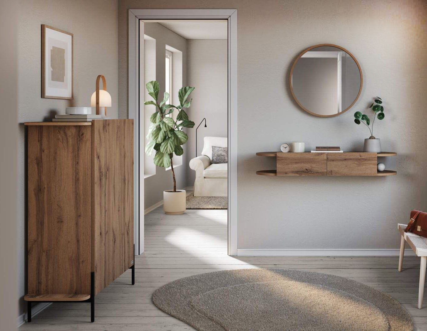 Accoglie gli ospiti nell'ingresso la consolle sospesa Olivia di Mobili Fiver declinata nella calda colorazione Rovere Rustico. Ha una struttura dalla forma elegantemente arrotondata realizzata in Nobilitato e ha due comodi cassetti. Misura L 120 x P 35 x H 20 cm. Prezzo 187,10 euro. https://www.mobilifiver.com Accoglie gli ospiti nell'ingresso la consolle sospesa Olivia di Mobili Fiver declinata nella calda colorazione Rovere Rustico. Ha una struttura dalla forma elegantemente arrotondata realizzata in Nobilitato e ha due comodi cassetti. Misura L 120 x P 35 x H 20 cm. Prezzo 187,10 euro. https://www.mobilifiver.com