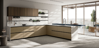 La penisola Origina 06 di Febal Casa è dotata di banco snack dalla forma scultorea Totem in Fenix blue Shaba plasma. Le colonne armadio e i sopra colonna in nobilitato Eucalipto, che raggiungono il soffitto, aumentano e massimizzano la capacità di contenimento. Il piano lavoro e lo schienale sono in Neolith Calacatta Silk; la boiserie attrezzata Moove Slim, funzionale e decorativa, può contenere ogni sorta di accessorio Prezzo su richiesta. https://www.febalcasa.com La penisola Origina 06 di Febal Casa è dotata di banco snack dalla forma scultorea Totem in Fenix blue Shaba plasma. Le colonne armadio e i sopra colonna in nobilitato Eucalipto, che raggiungono il soffitto, aumentano e massimizzano la capacità di contenimento. Il piano lavoro e lo schienale sono in Neolith Calacatta Silk; la boiserie attrezzata Moove Slim, funzionale e decorativa, può contenere ogni sorta di accessorio Prezzo su richiesta. https://www.febalcasa.com