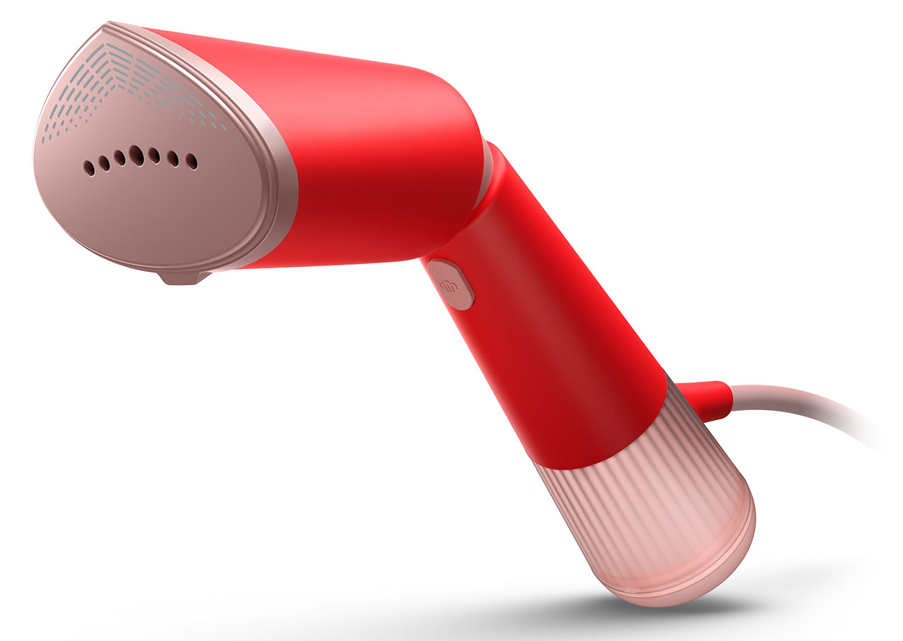 Pronta all’uso in appena 35 secondi, la pistola a vapore Serie 5000 di Philips, ha punta affusolata e testina reclinabile per raggiungere le pieghe e gli angoli più difficili, con stiratura in modalità verticale e orizzontale. Inoltre, con due diverse impostazioni di vapore Max ed Eco, limita i consumi energetici. Con serbatoio estraibile da 120 ml, ha piastra Active Heated delicata su tutti i tessuti, e rinfresca i capi rimuovendo gli odori ed eliminando il 99,9% di batteri. Disponibile in 5 colori. Prezzo da 69,99 euro. www.philips.it Pronta all’uso in appena 35 secondi, la pistola a vapore Serie 5000 di Philips, ha punta affusolata e testina reclinabile per raggiungere le pieghe e gli angoli più difficili, con stiratura in modalità verticale e orizzontale. Inoltre, con due diverse impostazioni di vapore Max ed Eco, limita i consumi energetici. Con serbatoio estraibile da 120 ml, ha piastra Active Heated delicata su tutti i tessuti, e rinfresca i capi rimuovendo gli odori ed eliminando il 99,9% di batteri. Disponibile in 5 colori. Prezzo da 69,99 euro. www.philips.it