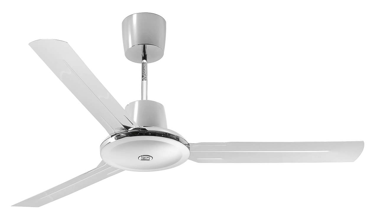 Realizzata con materiali resistenti e motori efficienti in grado di assicurare un elevato rendimento anche a basse velocità, la gamma di ventilatori da soffitto Nordik® Evolution di Vortice è composta da 12 modelli. Grazie alla funzione di reversibilità ne è consigliato l’uso anche in inverno: invertendo la direzione di rotazione delle pale, si crea un flusso d’aria dal basso verso l’alto che destratifica il calore e riduce la differenza di temperatura tra il pavimento (dove è più bassa) e il soffitto (dove è più alta). Disponili in più colori e differente diametro. In oro bianco da 120 cm, prezzo 738 euro. www.vortice.it Realizzata con materiali resistenti e motori efficienti in grado di assicurare un elevato rendimento anche a basse velocità, la gamma di ventilatori da soffitto Nordik® Evolution di Vortice è composta da 12 modelli. Grazie alla funzione di reversibilità ne è consigliato l’uso anche in inverno: invertendo la direzione di rotazione delle pale, si crea un flusso d’aria dal basso verso l’alto che destratifica il calore e riduce la differenza di temperatura tra il pavimento (dove è più bassa) e il soffitto (dove è più alta). Disponili in più colori e differente diametro. In oro bianco da 120 cm, prezzo 738 euro. www.vortice.it