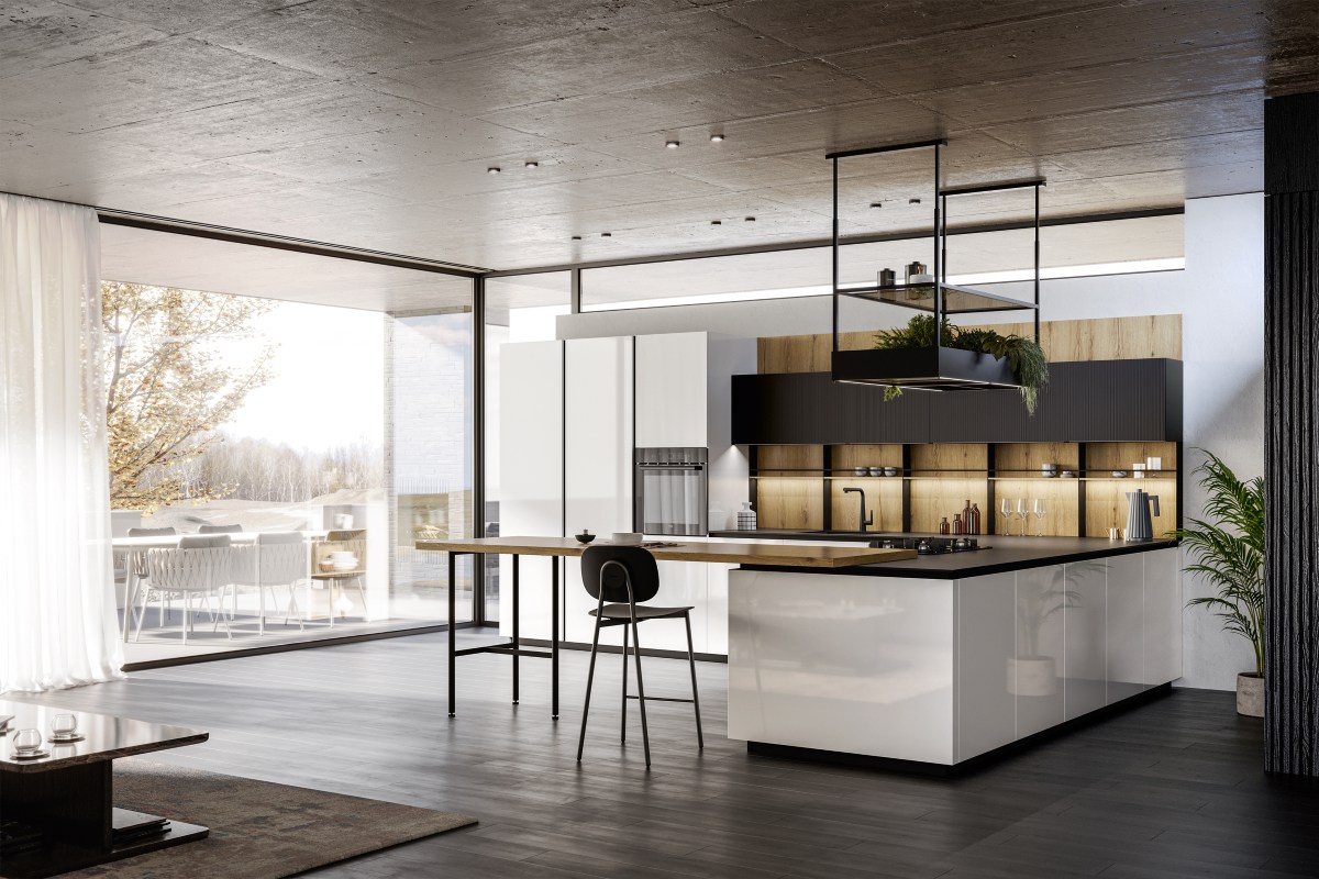 Kalì di Arredo3 è una cucina moderna e versatile. Grazie al sistema Flex, offre grande possibilità di personalizzazione, permettendo di combinare elementi di diversi modelli del brand. L’allestimento Gaia testimonia l’impegno del brand verso la sostenibilità: include infatti materiali eco-compatibili, vernici a base d’acqua, accessori riciclati o riciclabili e soluzioni studiate per ridurre l’impatto ambientale. Sono disponibili diverse dimensioni e finiture. Prezzo su richiesta. www.arredo3.it Kalì di Arredo3 è una cucina moderna e versatile. Grazie al sistema Flex, offre grande possibilità di personalizzazione, permettendo di combinare elementi di diversi modelli del brand. L’allestimento Gaia testimonia l’impegno del brand verso la sostenibilità: include infatti materiali eco-compatibili, vernici a base d’acqua, accessori riciclati o riciclabili e soluzioni studiate per ridurre l’impatto ambientale. Sono disponibili diverse dimensioni e finiture. Prezzo su richiesta. www.arredo3.it