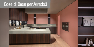 Cucine moderne: le nuove finiture effetto legno e travertino firmate Arredo3
