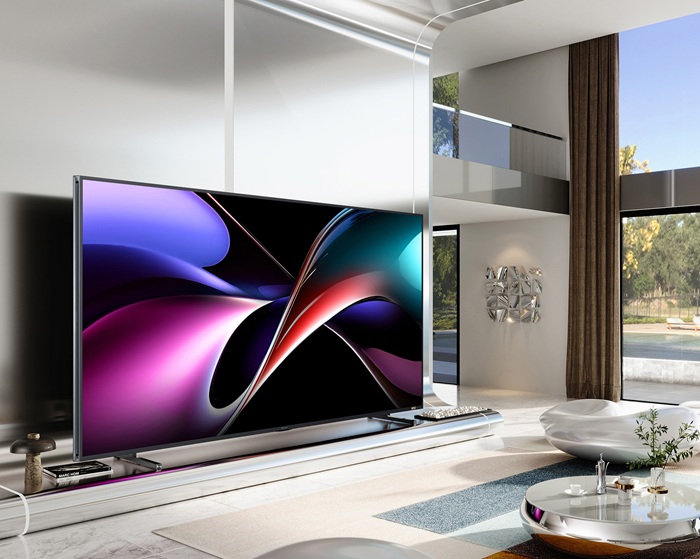 Appartiene alla serie UX di Hisense il primo televisore al mondo RGB MiniLED da 116 pollici che, grazie allo schermo oversize, offre un’esperienza immersiva, sia per film, eventi sportivi, giochi. Anche suoni e dialoghi immergono lo spettatore nelle scene, grazie al sistema multicanale 6.2.2 e l’Opéra de Paris | Devialet. Grazie alla tecnologia RGB MiniLED, che impiega LED rossi, verdi e blu dedicati, regolando ciascun colore in modo indipendente, la resa dei colori è molto elevata, con immagini molto nitide e ricche di dettagli. La retroilluminazione RGB riduce la componente blu dannosa, proteggendo gli occhi e preservando la fedeltà dei colori. https://it.hisense.com