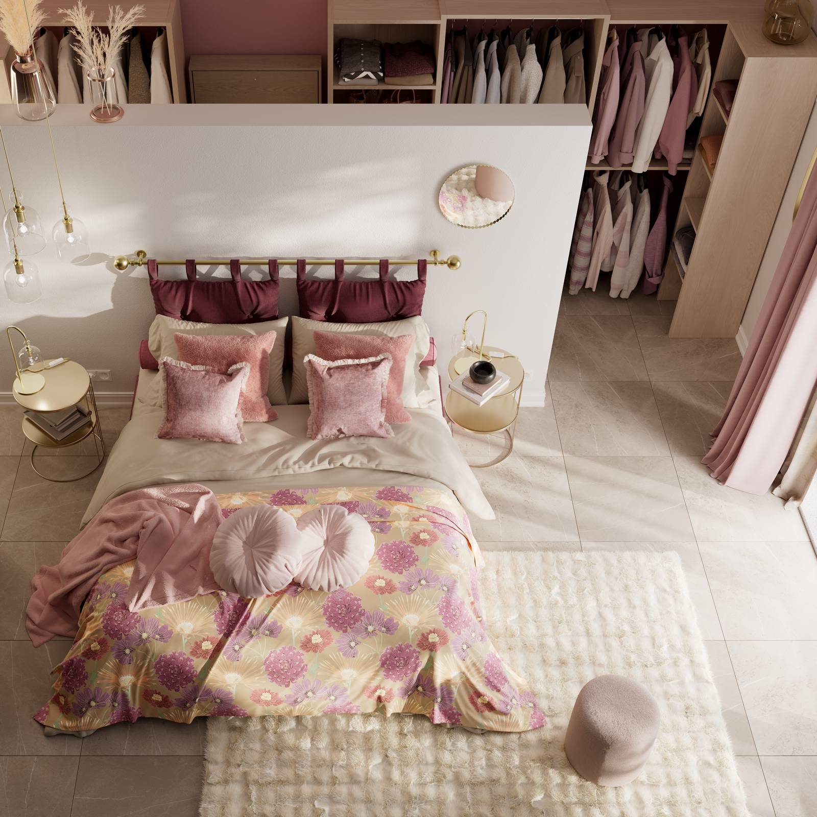 Leory Merlin letto stile Glam Glam Flower vista 2 Leory Merlin letto stile Glam Glam Flower vista 2