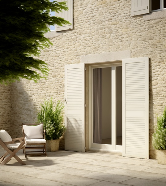 La persiana Classica della linea Officine di Sicurezza di Mito ha profili in lega di alluminio e può avere ovaline fisse oppure orientabili. L'anta è riquadrata su tre lati con battuta da 25 mm. Ha zoccolo da 80 mm sul quarto lato. Con ovaline fisse e cardini a murare, finitura RAL 7035, nella misura L 140 x H 220 cm costa 977,55 euro + Iva. www.mito.it