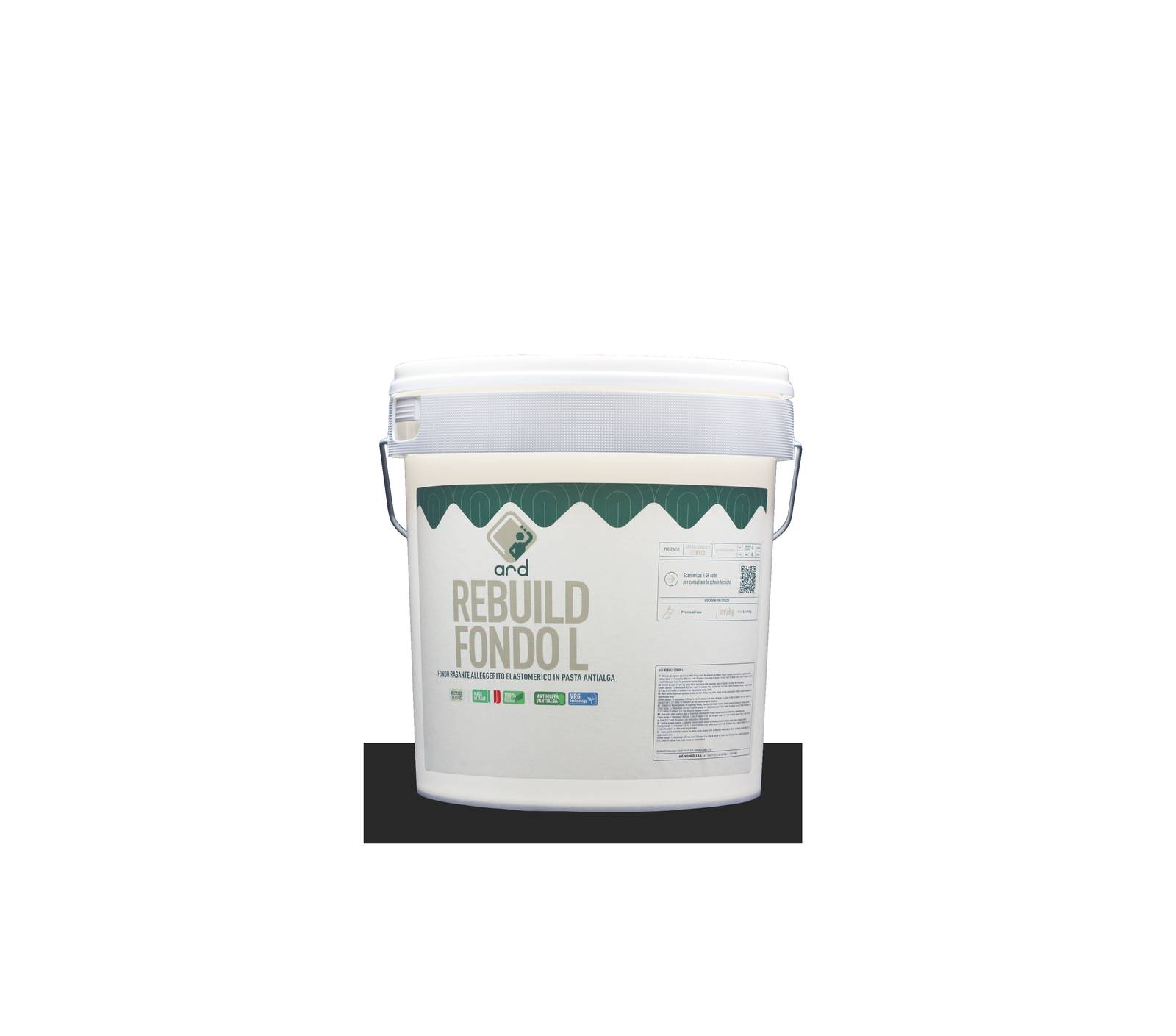 Sistema Rebuild di Ard Raccanello: Rebuild fondo (fondo rasante elastomerico in pasta)