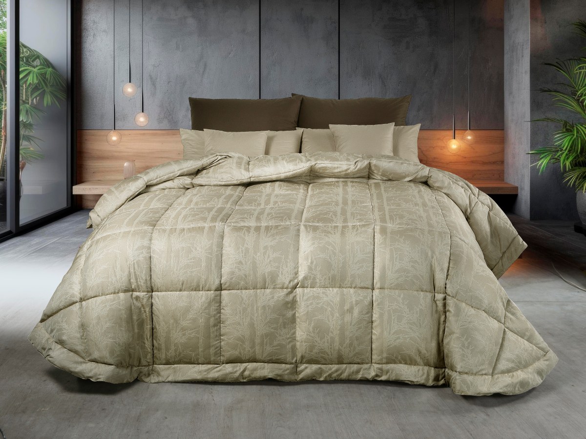 Trapunta Cinelli Piume e Piumini Ai 2025-2026 con foglie