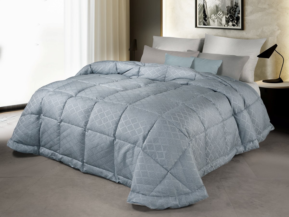 Trapunta Cinelli Piume e Piumini Ai 2025-2026 con motivo geometrico