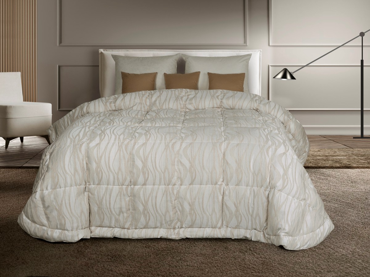 Trapunta Cinelli Piume e Piumini Ai 2025-2026 bianca e beige