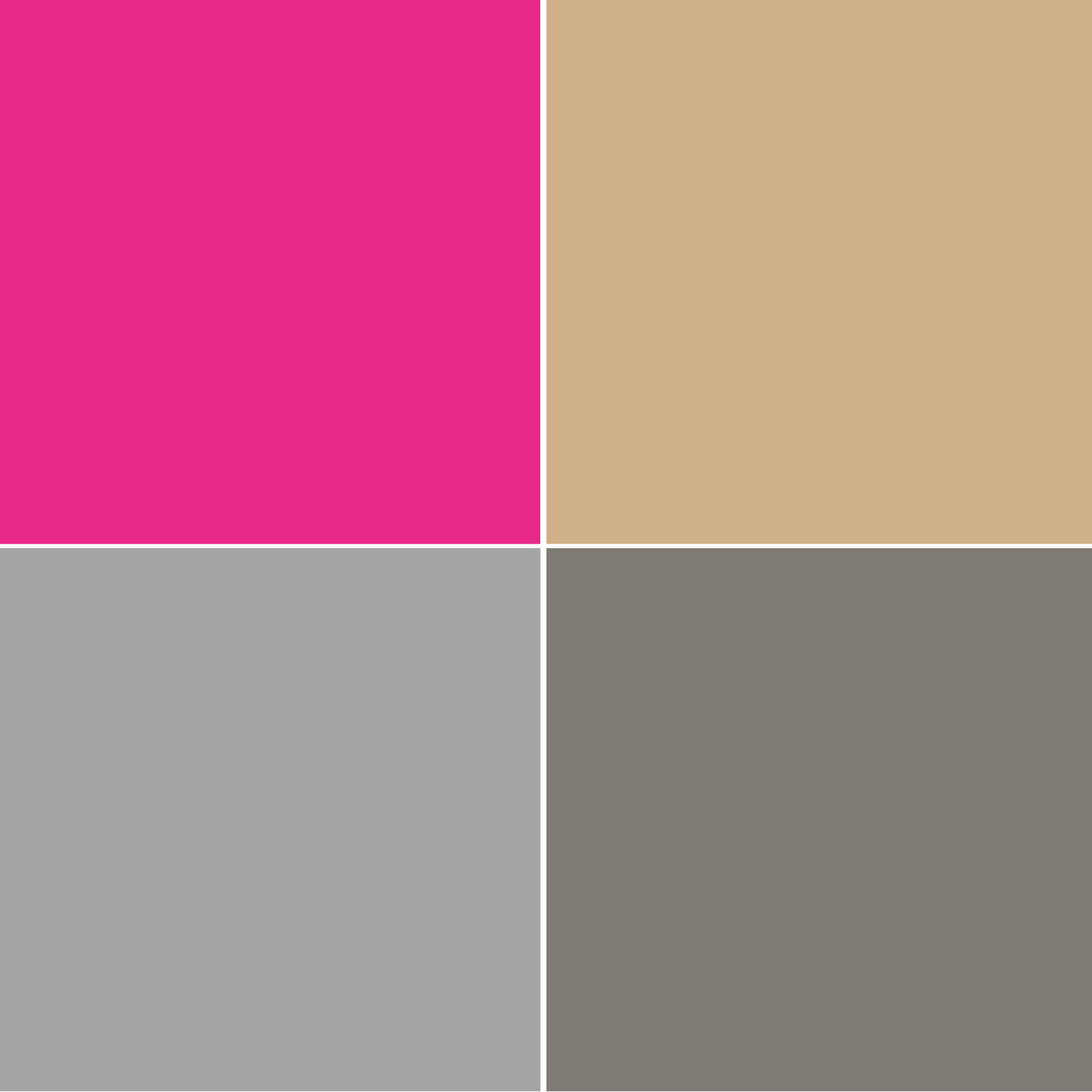 abbinamenti fucsia con beije e grigio chiaro e grigio scuro