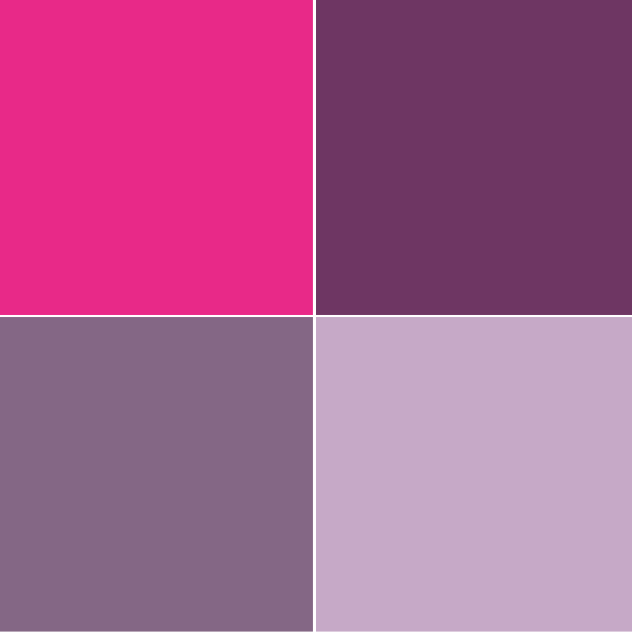 abbinamenti fucsia con viola e violetto e lilla